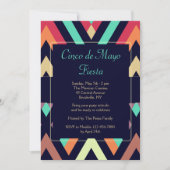 Invitation Fiesta Chevron (Devant)