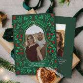 Invitation Fiesta Christmas Papel Picado Photo Greeting Card