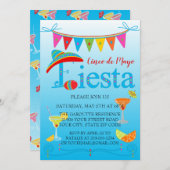 Invitation Fiesta Cinco De Mayo (Devant / Derrière)