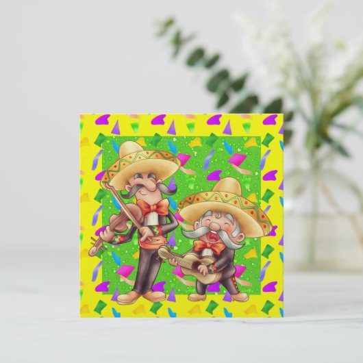 Invitation Fiesta - Cinco de Mayo - SRF (Debout devant)