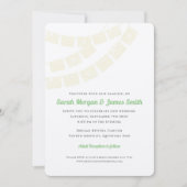 Invitation Fiesta crème de mariage de destination de Papel (Devant)