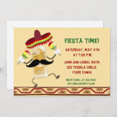 Invitation Fiesta de la tequila dansante (Devant / Derrière)