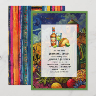 Invitation Fiesta de Mariage Parlons Taco Lors d'un Dîner de