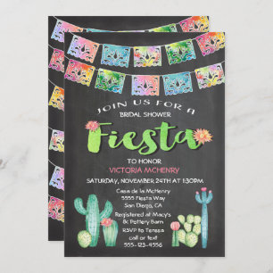 Invitation Fiesta de Mexicain de Fête de la mariée de cactus