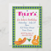 Invitation Fiesta du Mexique (Devant)