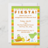 Invitation Fiesta du Mexique (Devant)