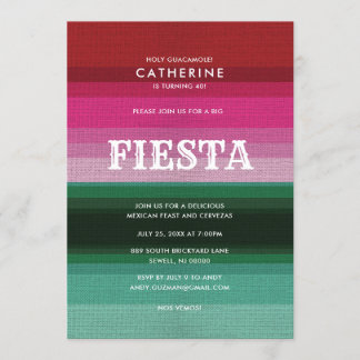 Invitation Fiesta du Mexique