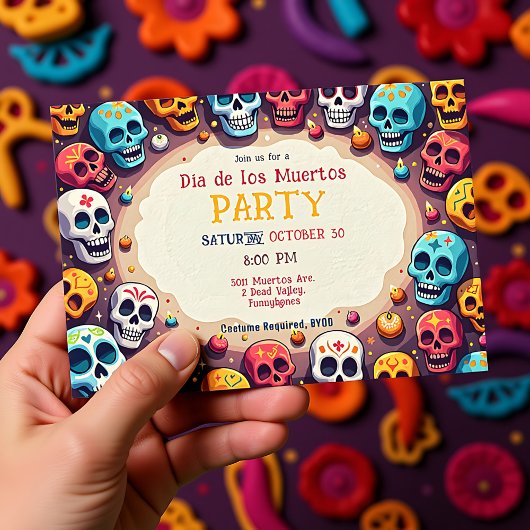 Invitation 💀 Fiesta en el Cráneo