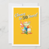 Invitation Fiesta encourage à 50 ans Mexicaine à thème Annive (Dos)