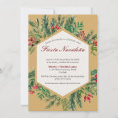 Invitation Fiesta espagnole Navideña Classic Chic mignon Noël (Devant)
