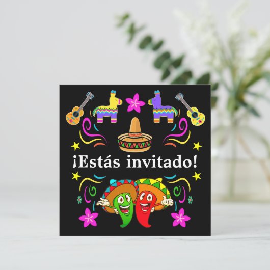 Invitation Fiesta - ¡Estás invitado ! (Debout devant)