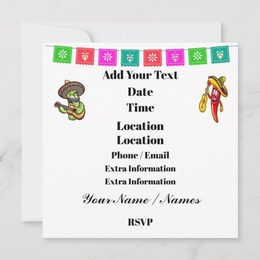 Invitation Fiesta - ¡Estás invitado ! (Dos)