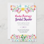Invitation FIESTA Fête des mariées Folkart Floral (Devant)