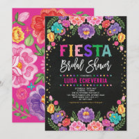 Fiesta Fête des mariées mexicaine Fleur Chalkboard