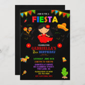 Invitation Fiesta Fiesta (Devant / Derrière)