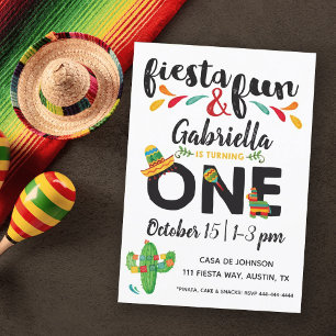 Invitation Fiesta First Birthday