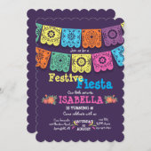 Invitation Fiesta Flags (Devant / Derrière)