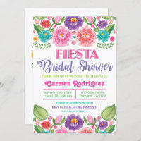 Invitation Fiesta Floral Bridal