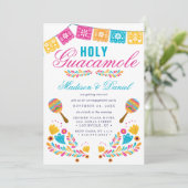 Invitation Fiesta Floral Maraca du Mexique (Debout devant)