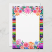 Invitation Fiesta Floral Taco sur l'amour COUPLES DOUCHE (Dos)