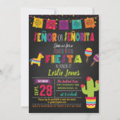 Invitation Fiesta Genre Revela (Devant)