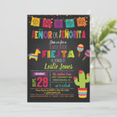Invitation Fiesta Genre Revela (Debout devant)
