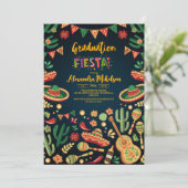 Invitation Fiesta Graduation Mexicaine (Debout devant)