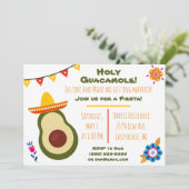 Invitation Fiesta Holy Guacamole (Debout devant)