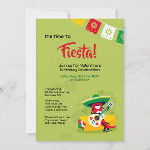 Invitation Fiesta Homme Pimenton