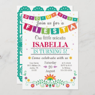 Invitation Fiesta - Invitation Anniversaire Tous â