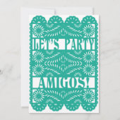 Invitation Fiesta - Invitation Anniversaire Tous l (Dos)