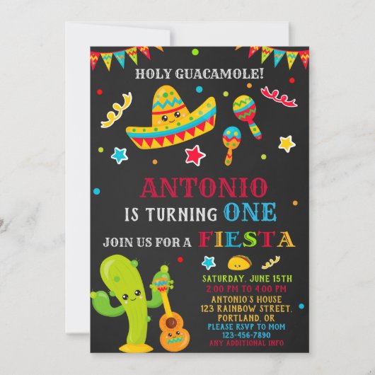 Invitation Fiesta Invitation Fiesta (Devant)