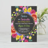 Invitation Fiesta : le genre révèle la fiesta mexicaine (Debout devant)