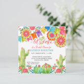 Invitation Fiesta Margarita Cactus Fête des mariées fille Pen (Debout devant)