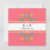 Invitation Fiesta Margarita Cactus Fête des mariées fille Pen (Dos)