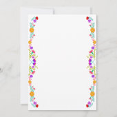 Invitation Fiesta mexicaine Blanc Floral Charro Quinceanera (Dos)