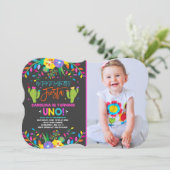 Invitation Fiesta mexicaine d'anniversaire d'invitation (Debout devant)