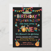 Invitation Fiesta mexicaine petit un 1er anniversaire (Devant)