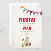 INVITATION FIESTA MEXICANA (Devant / Derrière)
