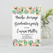 Invitation Fiesta Nacho Graduation moyenne (Debout devant)