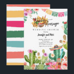 Invitation Fiesta Nacho Wedding shower moyen Cactus mexicain<br><div class="desc">Fiesta Nacho Moyenne Wedding shower Cactus Invitation mexicaineToutes les conceptions sont © PIXEL PERFECTION PARTY LTD</div>