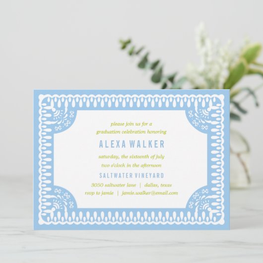 Invitation Fiesta Olé de l'obtention du diplôme | de (Debout devant)