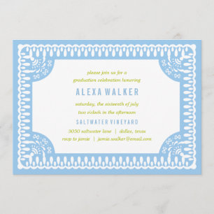 Invitation Fiesta Olé de l'obtention du diplôme de