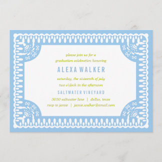 Invitation Fiesta Olé de l'obtention du diplôme | de