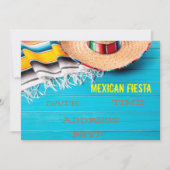 Invitation Fiesta orientée mexicaine de partie (Devant)
