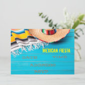 Invitation Fiesta orientée mexicaine de partie (Debout devant)