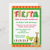 Invitation Fiesta Party (Devant / Derrière)