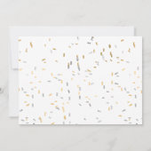 Invitation Fiesta Piñata Faux Gold Foil Anniversaire adulte (Dos)