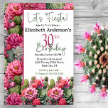 Invitation Fiesta Pink Flower Cactus 30e anniversaire<br><div class="desc">Invitation Fiesta Pink Flower Cactus 30e anniversaire pour les femmes. Il Est Facile De Changer L'Exemple De Texte En Vous Propre En Cliquant Sur Personnaliser. Cliquez Sur Personnaliser Puis Modifier Avec L'Outil De Conception Pour Modifier Le Type De Police, La Couleur De Police, La Taille De Police, Ou Pour Ajouter/Supprimer/Modifier...</div>