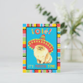 Invitation Fiesta Pomeranian (Debout devant)